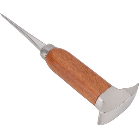 Ciseau à glace en acier inoxydable 304 avec manche en bois, pic à glace manuel pour usage domestique (1/5)