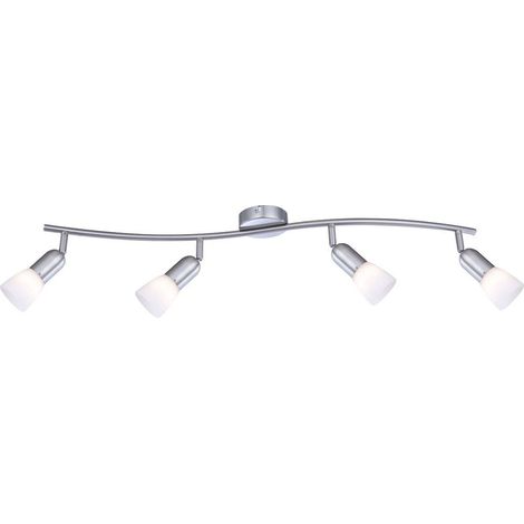 Plafonnier spot spot lampe luminaire éclairage nickel verre lumière