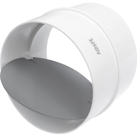 AIROPE- Raccord & Connecteur de Ø 100 mm avec Clapet Anti-Retour pour Tuyau de Ventilation Conduit Rond et Extracteur Système, Permet D'empêcher le Retour de Fluide en Circulation.Garantie 5 ANS.