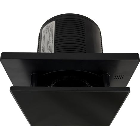 Ventilateur de salle de bain avec minuterie en verre NORTADA HOKURO HOK 120 T noir (1/5)