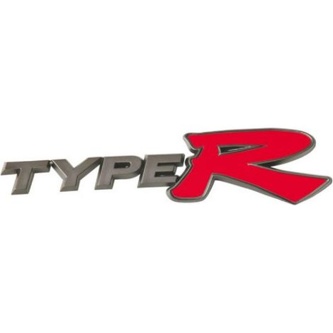 Sticker 3D Gun Metal - TYPE R - 30x120mm