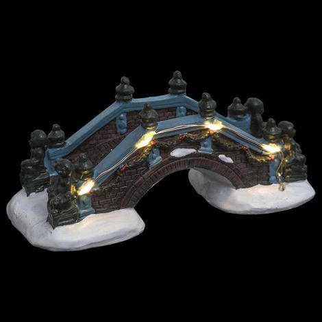 Fééric Lights And Christmas – Pont lumineux LED pour Village de Noël – H. 5,5 cm – Fonction fixe – Utilisation intérieure – Décoration festive