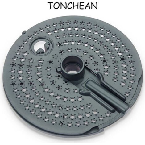 Schälaufsatz V2 für Thermomix TM6, TM5, TM31 • Kartoffelschäler mit robuster Kunststoffreibe • Geeignet für Karotten und Gemüse, 14,5 cm Durchmesser