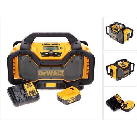 Radio a batteria DeWalt DCR 027 P1 DAB+ 10,8-18,0 V + 1 batteria 5,0 Ah + caricabatteria