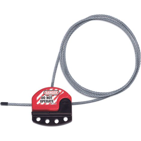 Câble de consignation ajustable Penta 4 serrures, anse de 4mm ( Prix pour 1 )