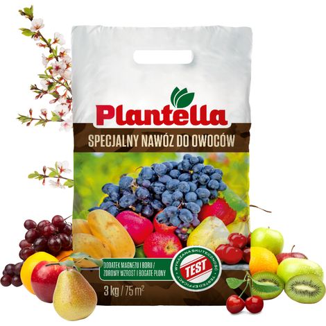 PLANTELLA Dünger für Obstbäume, Weinreben, Reben, Kartoffeln, Bor 3 kg
