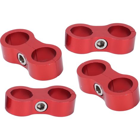 4 raccords séparateurs AN8 pour durites d'huile auto, adaptateur de fixation en aluminium universel (1/5)