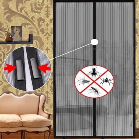 Zanzariera magnetica - BIE - 200 x 100 cm - Regolabile - Fissaggio magnetico