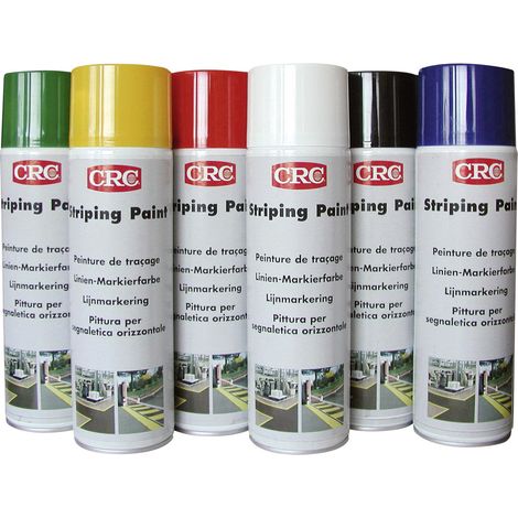 CRC 11668-AA Linien-Markierfarbe, dauerhaft Weiß 500 ml