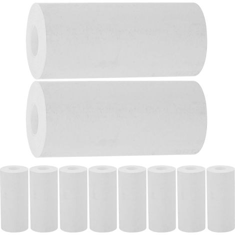 Adressetiketten Weiß aus Papier 10 Rollen mit Glatter