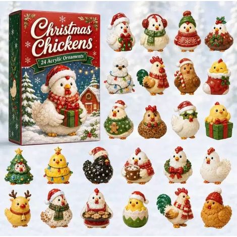New Arrival, In Stock: 2026 Christmas 24-Hour Countdown Calendar Blind Box - Type D -