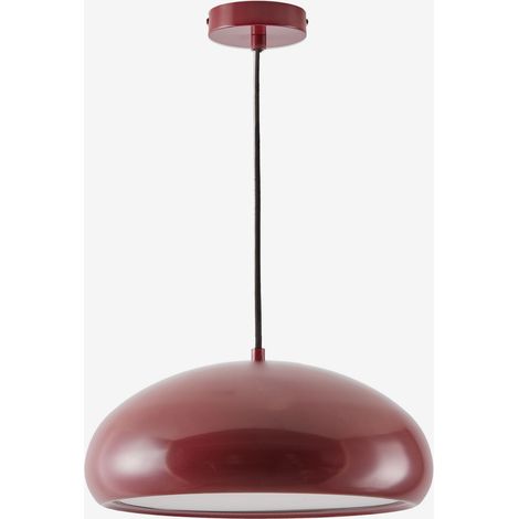 Lampe de plafond en métal Hilma SKLUM Vin Rouge