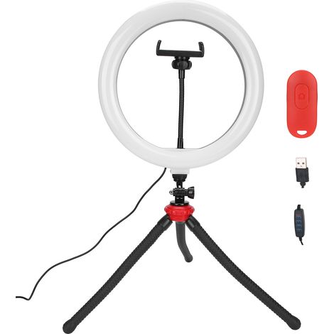 Lampe de maquillage sur pied B-30 de 25 cm (10 pouces) en forme de pieuvre (1/5)