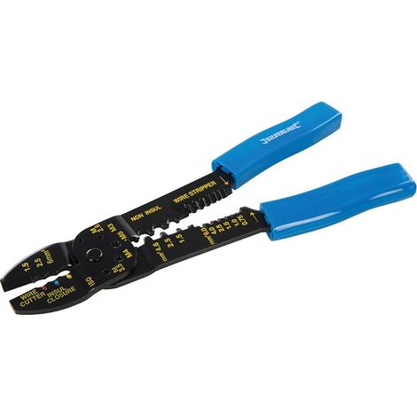 Pinza strumento spellacavi isolamento per elettricista Silverline 230 mm (1/4)