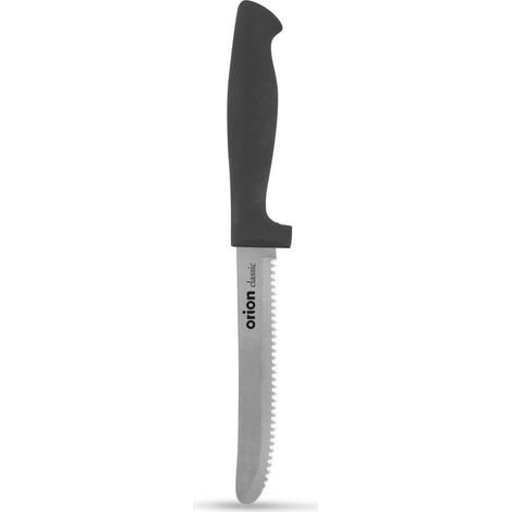 Couteau de cuisine classique en acier dentelé Orion pour couper les fruits et les petits pains (1/2)