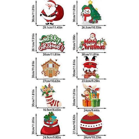 Décoration de porte de Noël : Bannière Père Noël Bonhomme de neige, Couplet, Navidad, Fête de Noël, Nouvel An, Décoration de maison, NoelA (1/5)