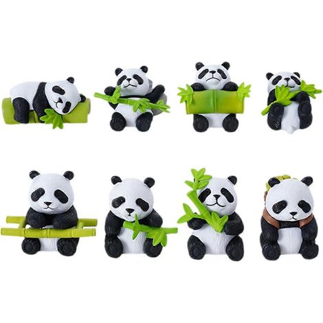 Brasilianische Holzpflanzenpuppen, niedliche Panda-Puppen