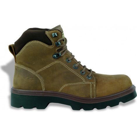 Cofra – Bottes de sécurité Land Bis S3 SRC taille 43 – Tige nubuck hydrofuge – Semelle polyuréthane bi-densité – Embout acier 200J