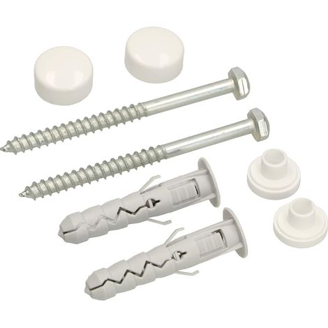 KOTARBAU Jeu de chevilles de fixation pour WC pour le montage du dispositif sanitaire (1/5)