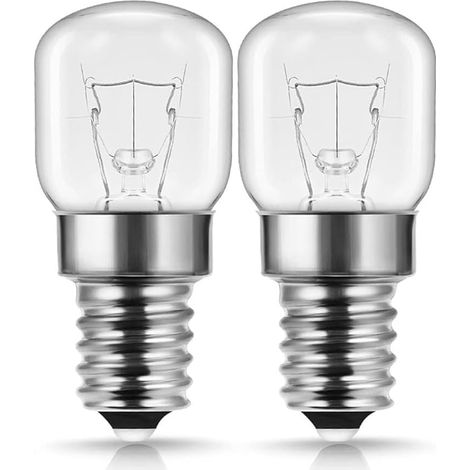 2er-Pack E14 10W Warmweiß 2700K Dimmbare Glühbirnen für Mikrowelle und Salzkristalllampe (1/5)