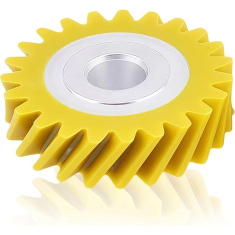 Engrenage à Vis sans Fin Jaune pour Mixeurs, Engrenage à Vis sans Fin de Rechange - Compatible avec Modèles 5KSM150, 5KSM45, 5KSM90, 5KSM125, 5KSM175, 5KSM185, 5KSM156, 5K45SS (1/5)