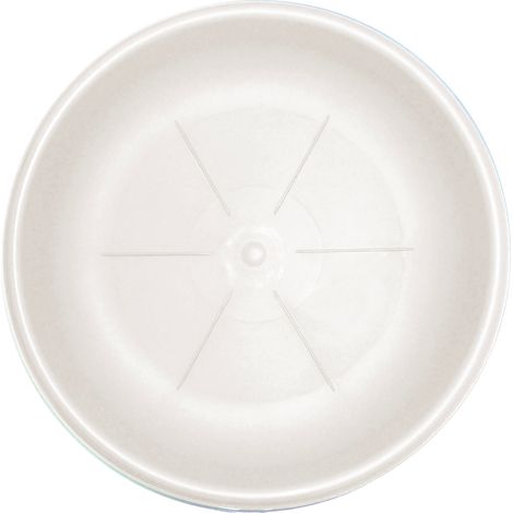 Bama SOTTOVASO TONDO TERRA-FLY-HEDERA Col. Bianco Ø cm. 22