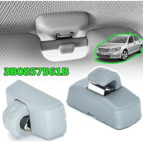 Befestigungsclips für Sonnenblenden im Auto für Skoda Fabia 6Y, Octavia 1Z und Superb B5 (Innenausstattung 3B0857561B) (1/5)