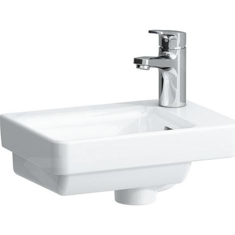 Laufen Pro S - Lave-mains, 360x250 mm, 1 trou pour robinetterie, blanc H8159600001041 (1/3)