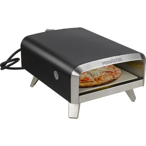Primaster Gas-Pizzaofen Arcus 1 Brenner mit Pizzastein 33 x 33 cm Pizzaofen (1/2)