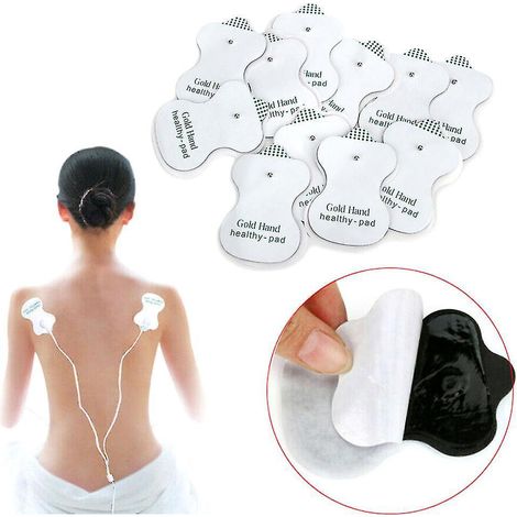Électrodes de rechange pour appareil TENS, électrodes de massage, physiothérapie, thérapie corporelle - 2 pièces (1/3)