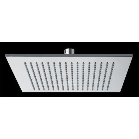 POMME DE DOUCHE SLIM LAITON CARRE 30 CM CHROME - CRISTINA ONDYNA SD30051 (1/2)