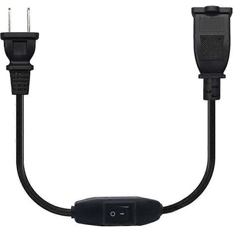 PVC-Stromwandler, Stecker auf Buchse, 1-15P auf 1-15R, geschaltetes Kabel, 0,3 Meter