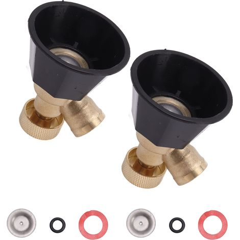 Set di 2 ugelli nebulizzatori – rame + plastica – giardino – set
