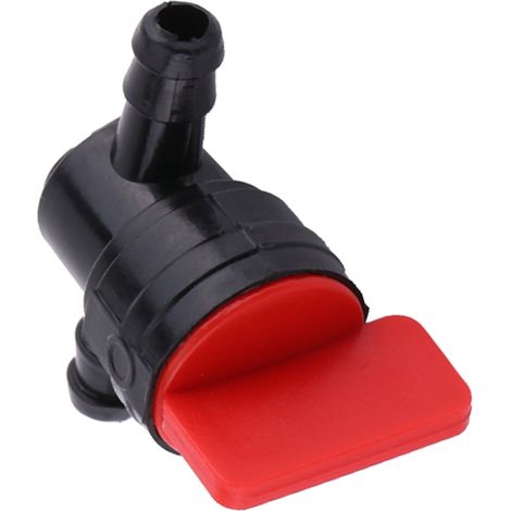 Robinet d'essence universel en plastique de 6 mm avec interrupteur marche/arrêt, compatible avec les tuyaux de 1/4". (1/5)