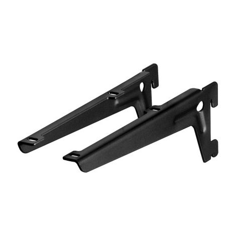 Dolle Winkelträger 1-Reihig 18 cm schwarz Metall Winkelträger