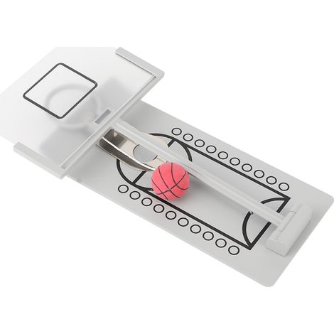 Mini panier de basket de bureau, jeu de société décoratif pour passionnés de basketball (1/4)
