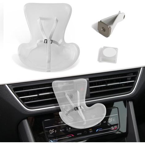 Clip désodorisant voiture – Forme siège de poupée – Transparent – Accessoire tendance – Femmes et filles (1/5)