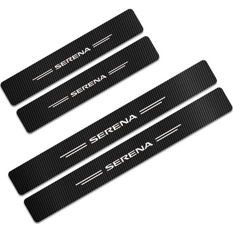 (Pour Serena) Autocollants de seuil de porte pour Nissan Qashqai,Juke,Leaf,Micra,350Z,370Z,Armada,Elgrand,Kicks,Livina,NV200,Pathfinder,Serena,Versa (1/3)