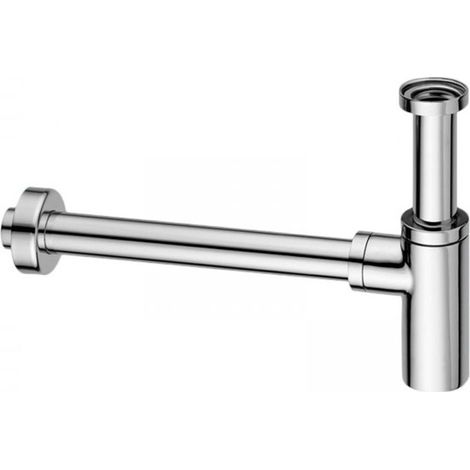 Sifone per lavabo cromato a forma tonda 1/4 di Ceramica Globo
