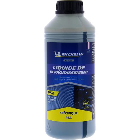 Liquide de refroidissement - MICHELIN - Bleu - Adapté aux normes PSA - 1L