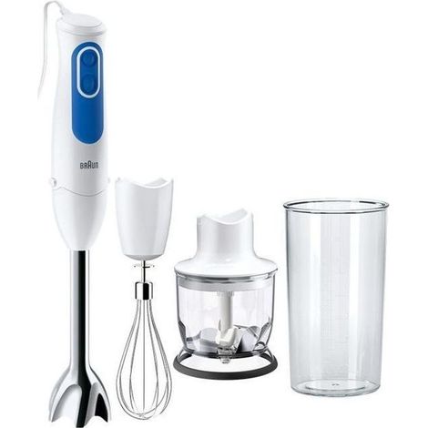 Braun MQ 3025 Spaghetti 600 L Frullatore ad immersione Blu, Bianco 700 W (1/5)