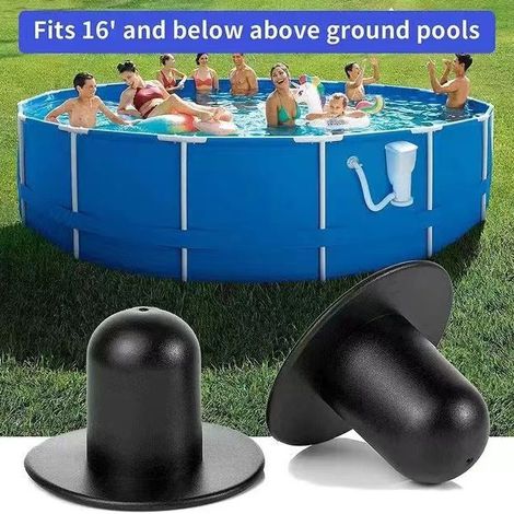 Lot de 10 (40 bouchons) – Cache vanne pour mur de piscine Intex Bestway – Accessoire étanche pour pompe