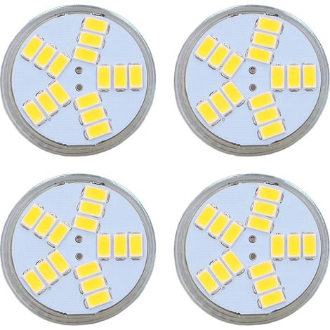 Stück MR11 LED-Lampen, 5 W, 500 lm, Ersatzlampen mit 15 LEDs, Doppelstiftsockel für Strahler, Gartenleuchten, warmweiß (1/5)