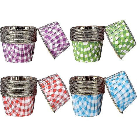 Caissettes à cupcakes, moules à muffins en papier sulfurisé, moules à cupcakes, caissettes à muffins en papier sulfurisé, moules à muffins en aluminium (200 pièces) (1/5)