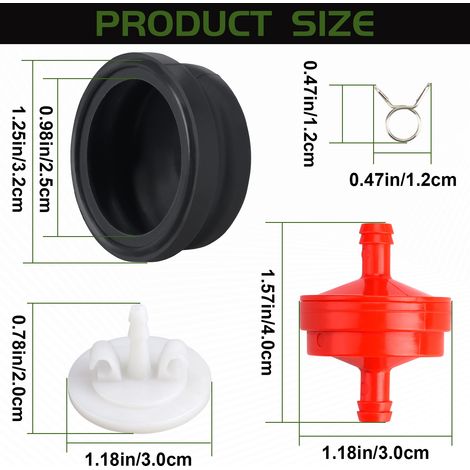 Lawn mower parts, lawn trimmer parts, lawnmower components, carburetor repair kit, applicable 66-7460 442750 (1/4)