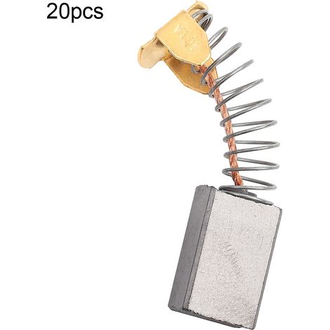 20 austauschbare leitfähige Kohlebürsten für Elektromotoren 101 61015 mm (1/5)