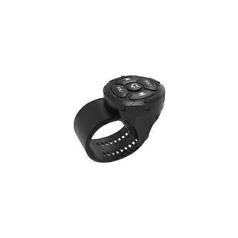 Comando a 5 pulsanti per volante auto, telecomando Bluetooth, cuffie, manubrio moto, controller multimediale - Crezuo