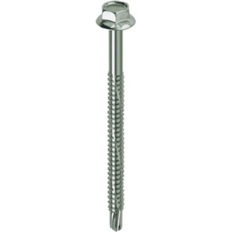Tirafondo Autoperforante TE 6,3 x 120MM Chr Kovervit DX Mustad 100 Pezzi