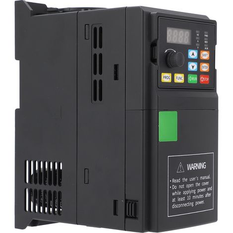 GARRYFIZH Variateur de fréquence 2,2 kw, contrôleur de vitesse de moteur triphasé, onduleur de haute précision 380 à 440V