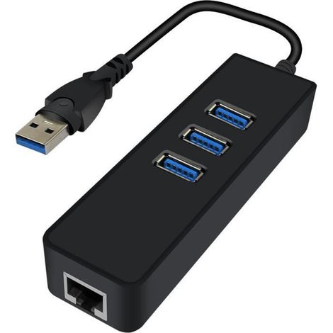 365invent 3 Ports 3.0 USB Hub adaptateur Ethernet (1/3)